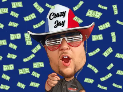 Crazy J — The Buy Center mascot